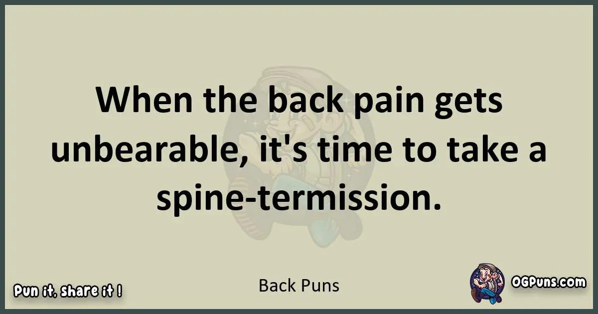 240+ Backbreaking Puns A Hilarious Collection