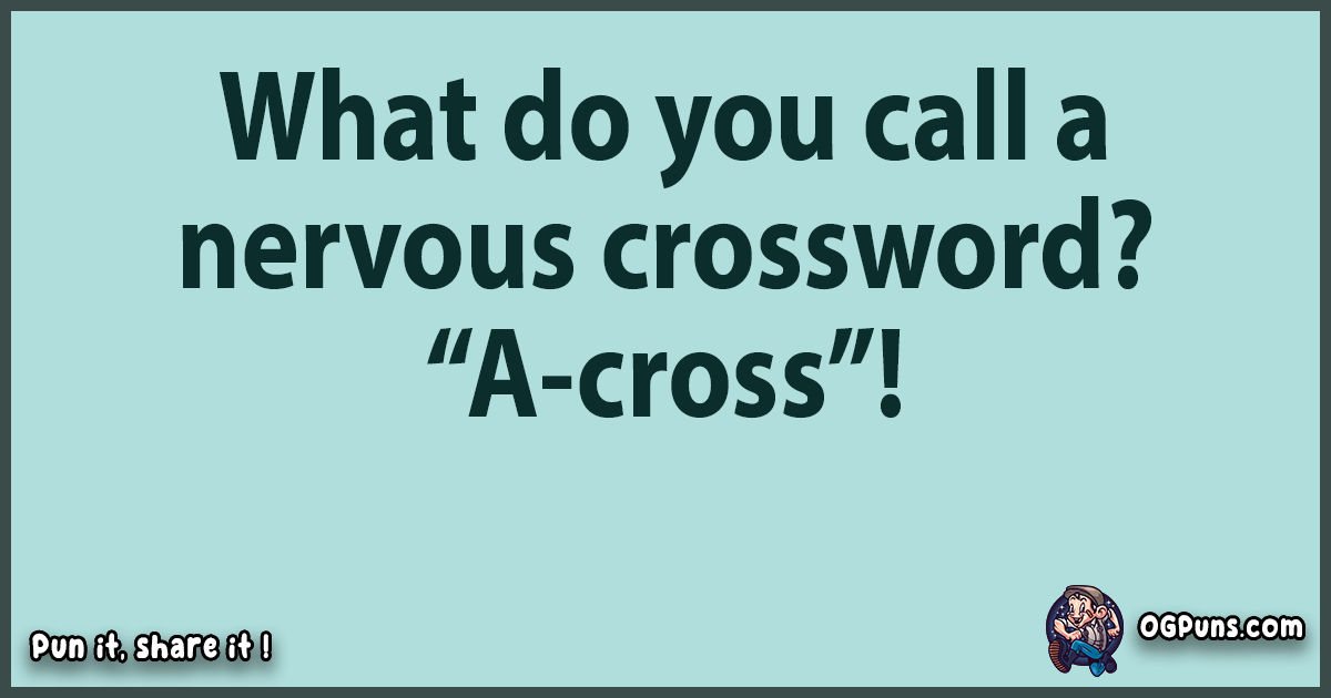 100+ Crosswordical Chuckles Puns to Ponder!
