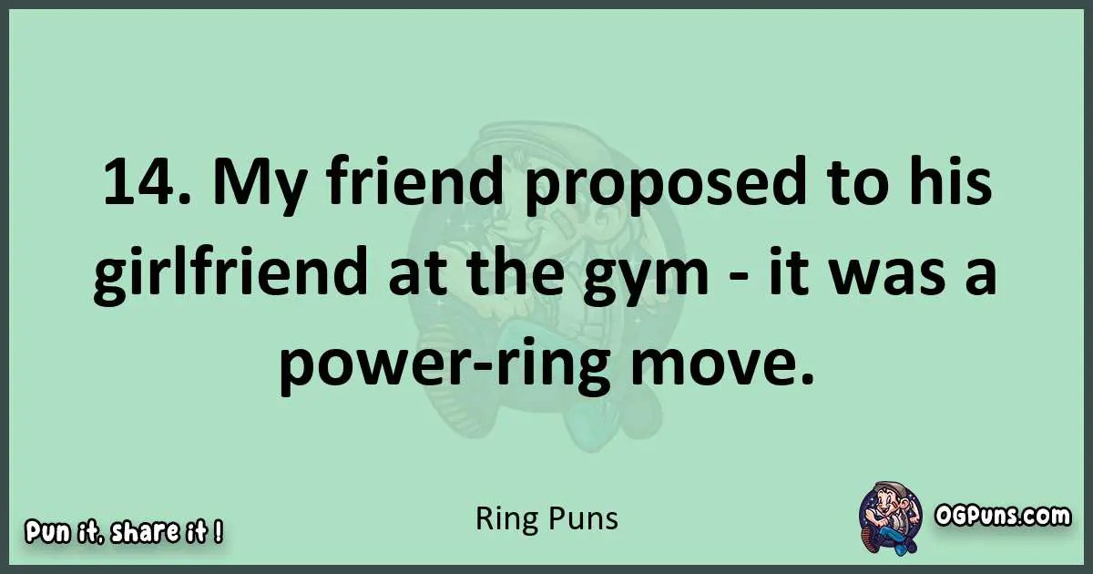 "240+ Ringtastic Puns A Gem of Wordplay Brilliance!"