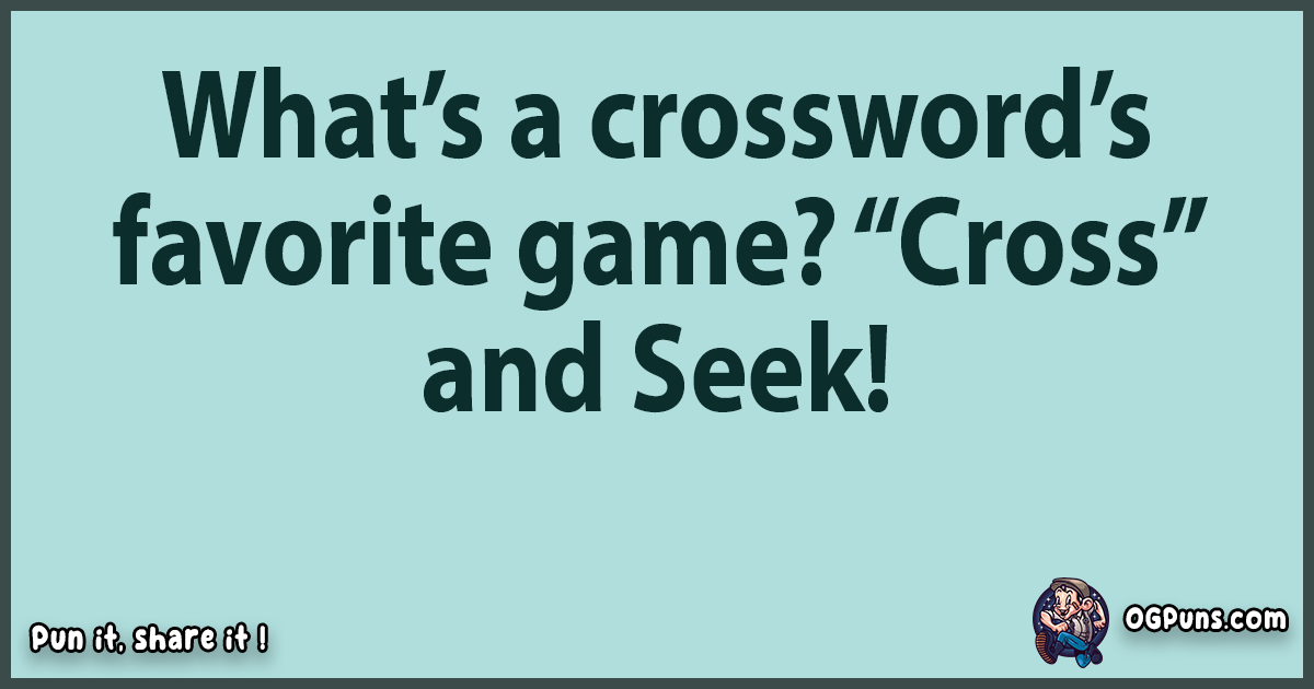 100+ Crosswordical Chuckles Puns to Ponder!