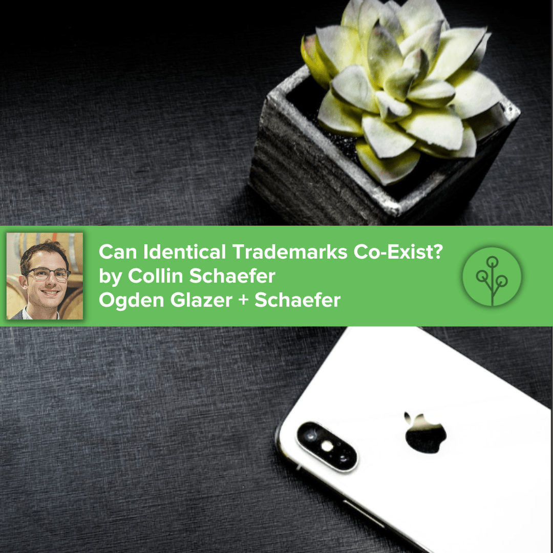 Can Identical Trademarks CoExist? Ogden Glazer + Schaefer