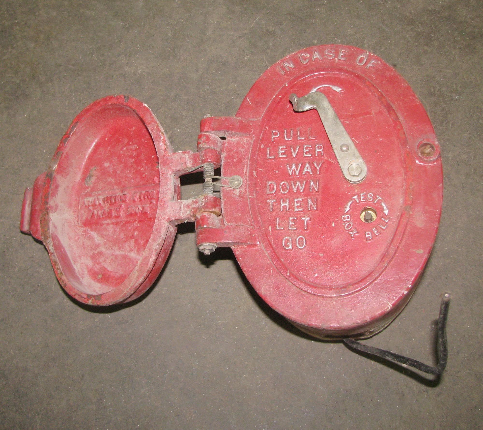 Vintage Cast Iron Fire Alarm Olde Good Things