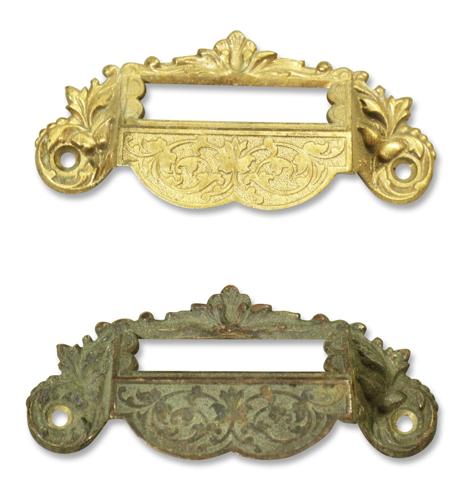 Victorian Apothecary Bin Pull with Slot Olde Good Things