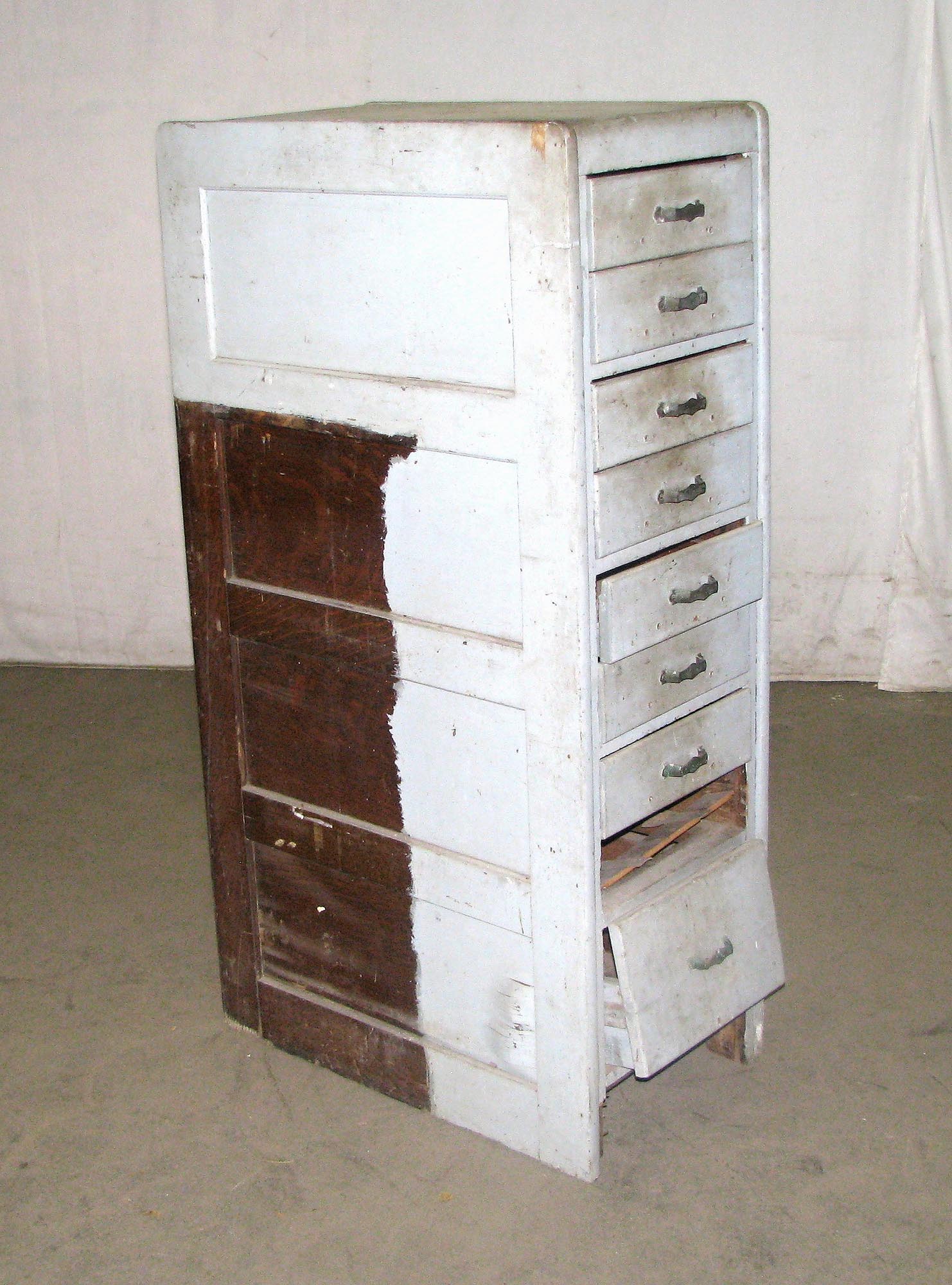 Antique Tall Wooden File Olde Good Things