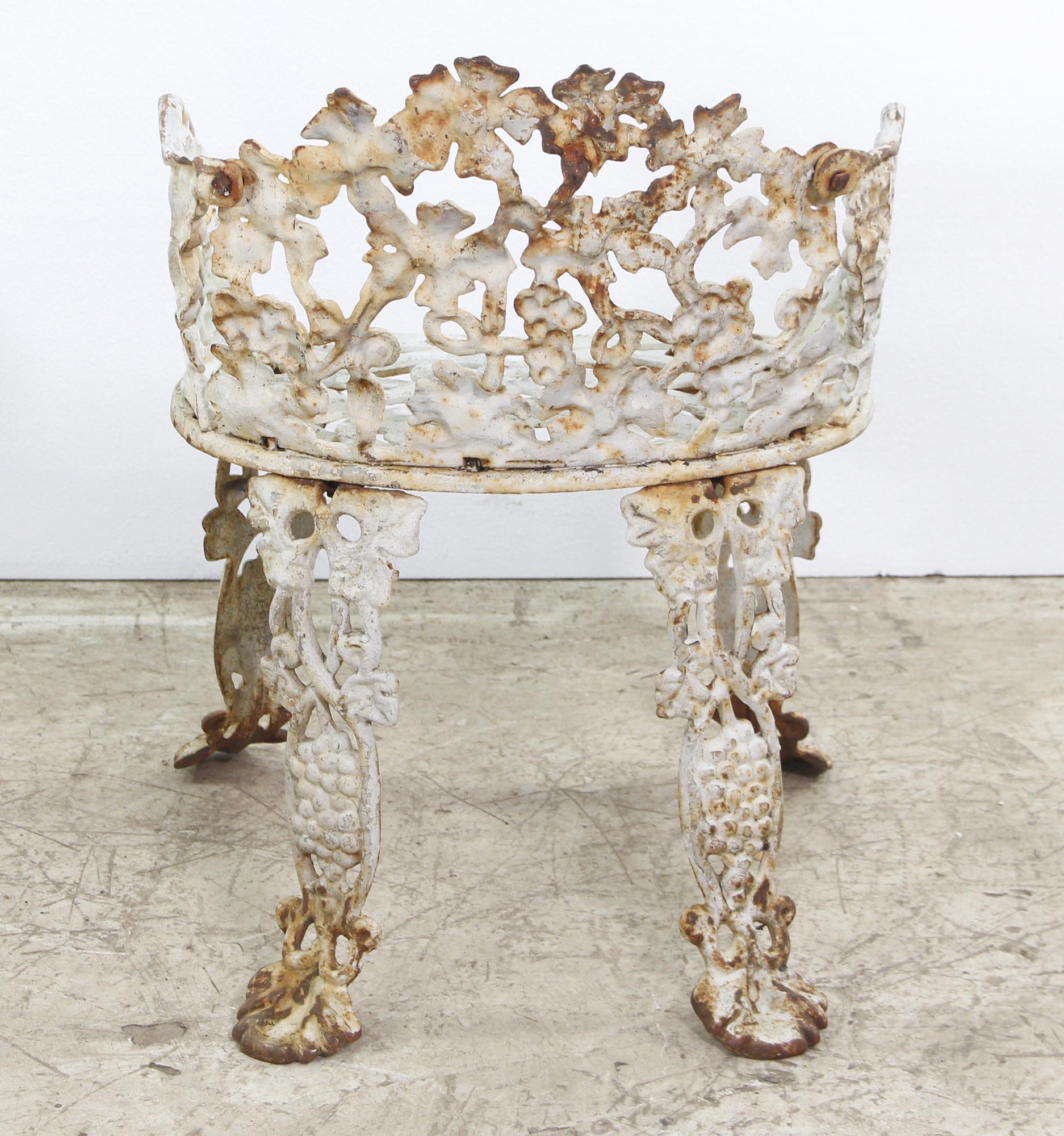 Antique Cast Iron Floral Garden Chair Olde Good Things