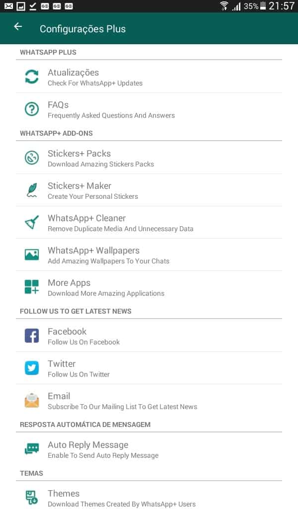 WhatsApp Plus 2021 Baixar v17.00 Português com Stickers