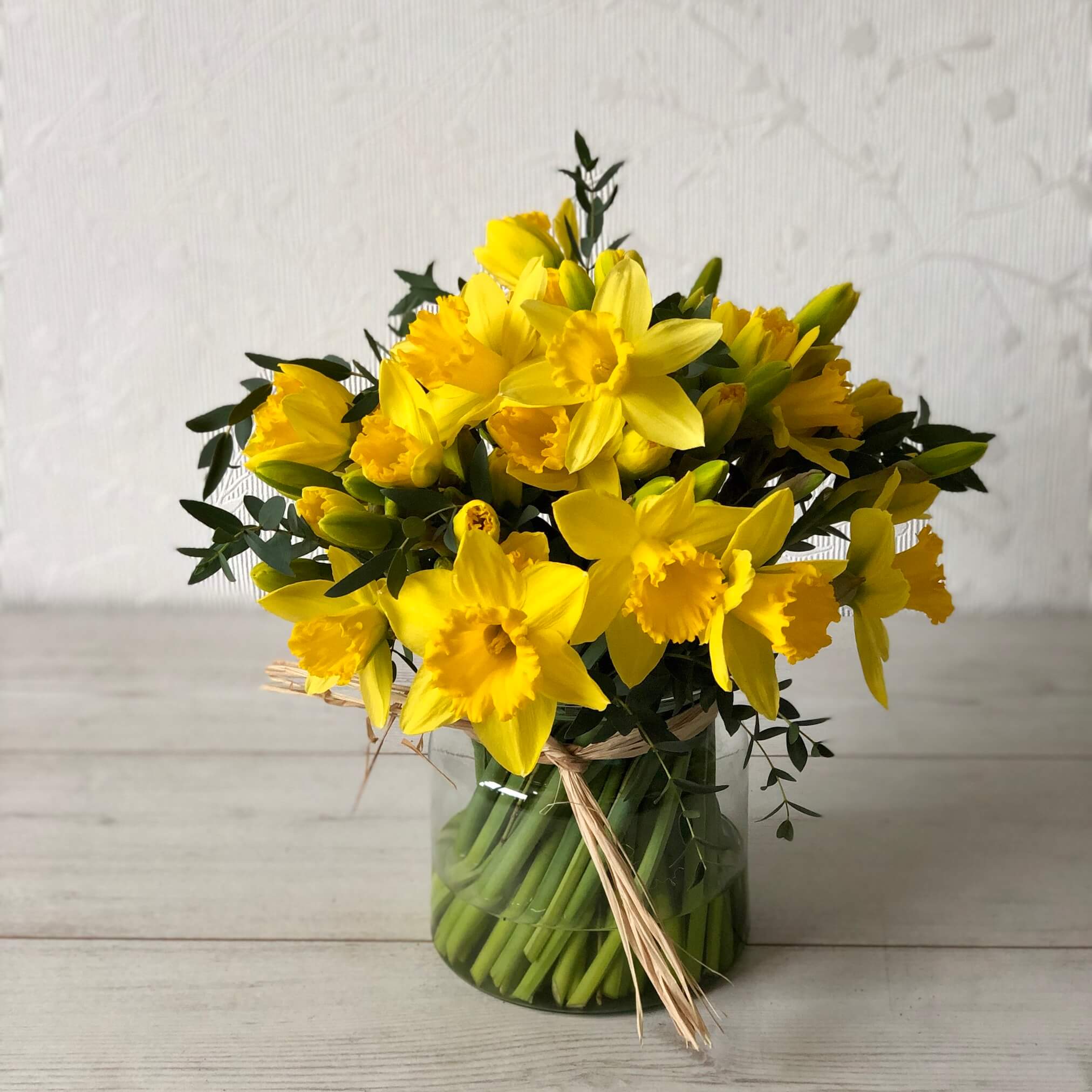 British Daffodil Vase Ohana Flowers Bristol