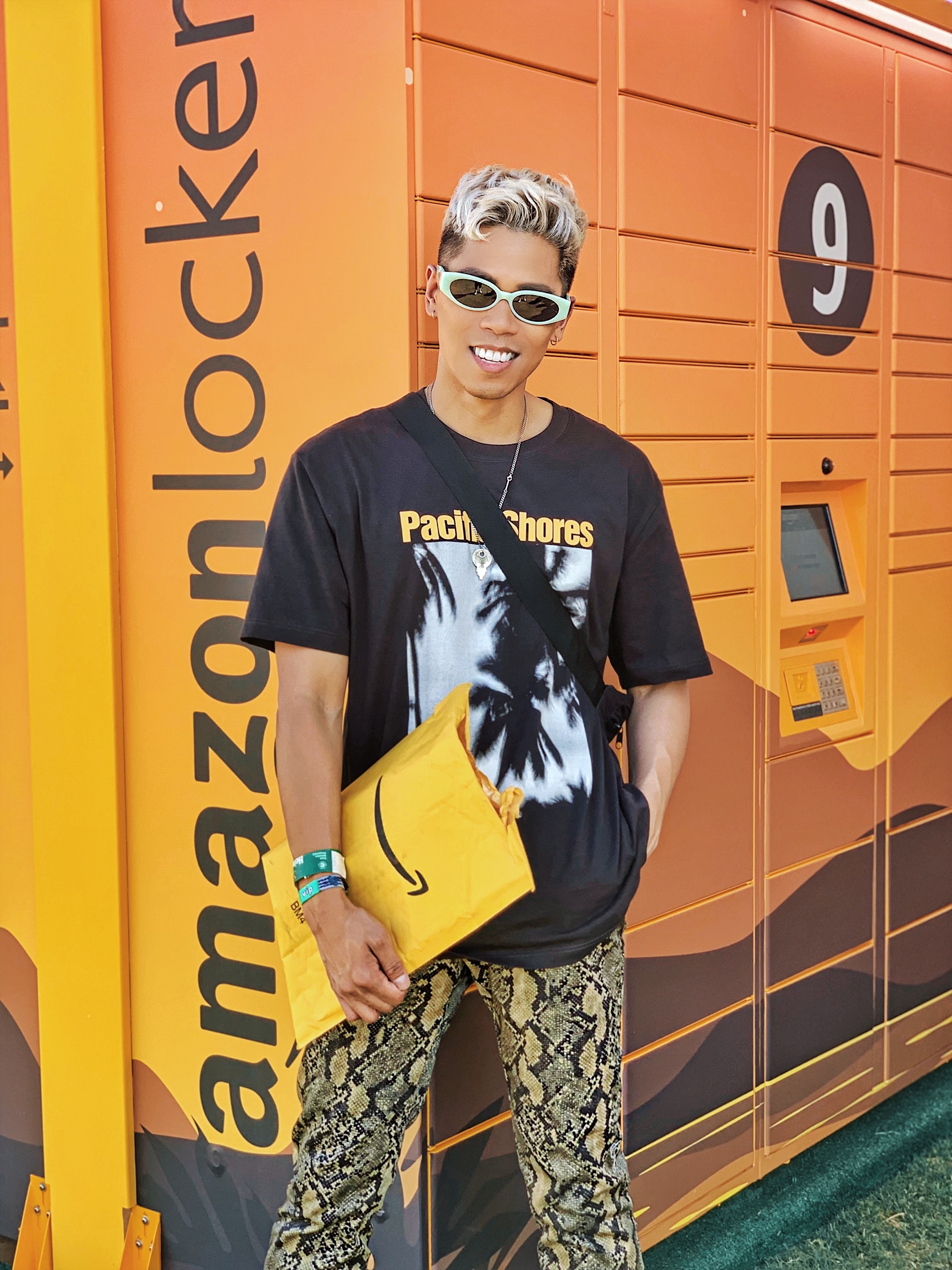 Amazon Lockers at Coachella oh_anthonio