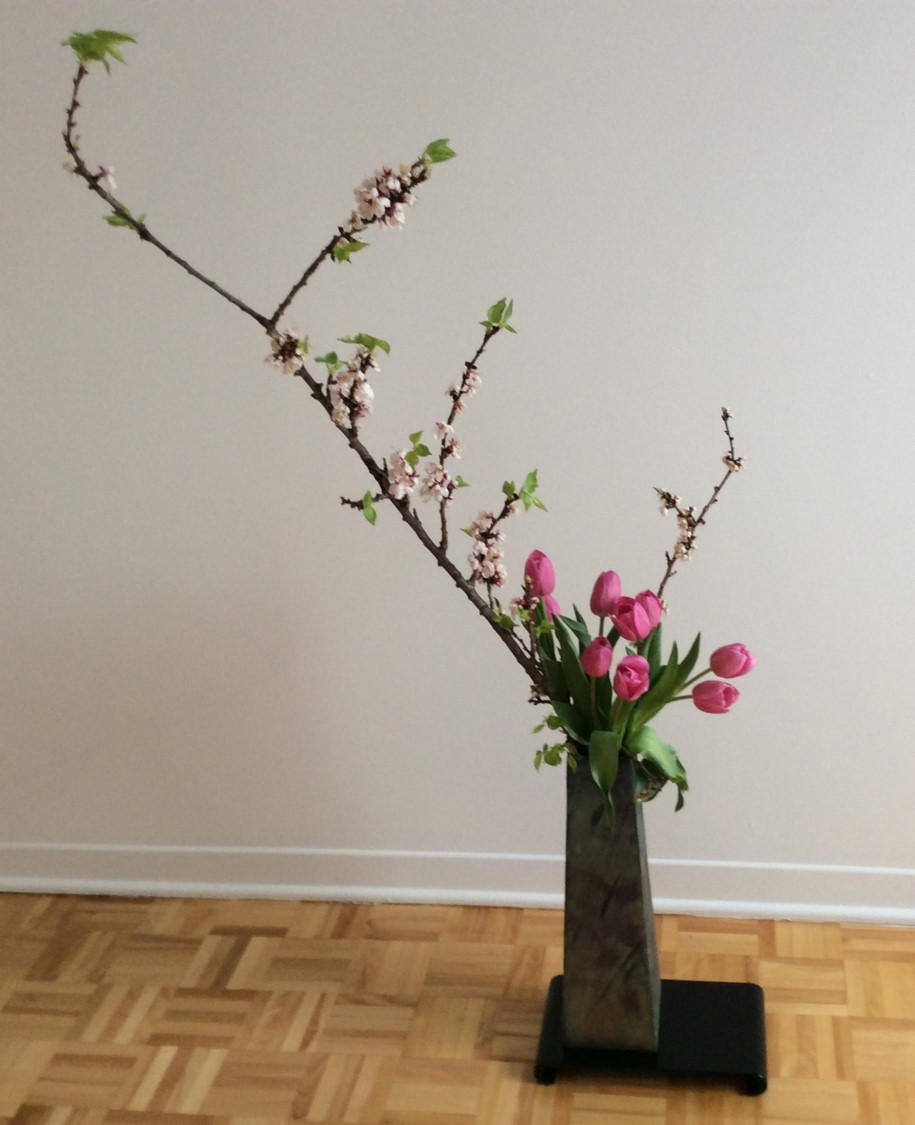 Spring Branch Challenge 2021 Ohara School of Ikebana Ottawa Chapter