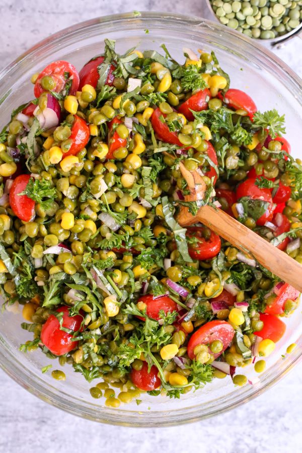 Split Pea Salad Recipe OhClary