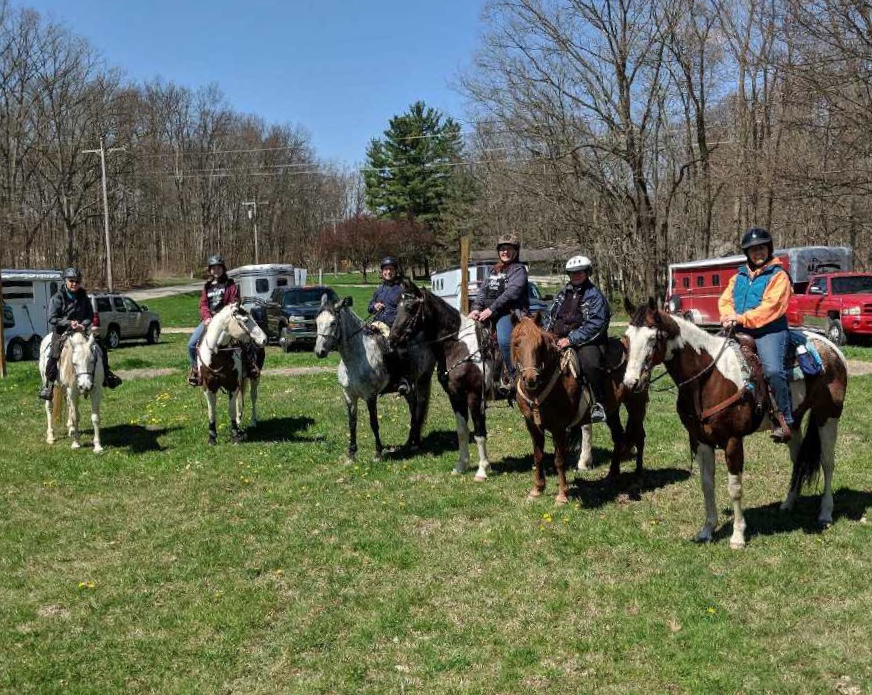 Trail Mileage and Saddle Hour Achievements for 2021 Ohio Horseman's