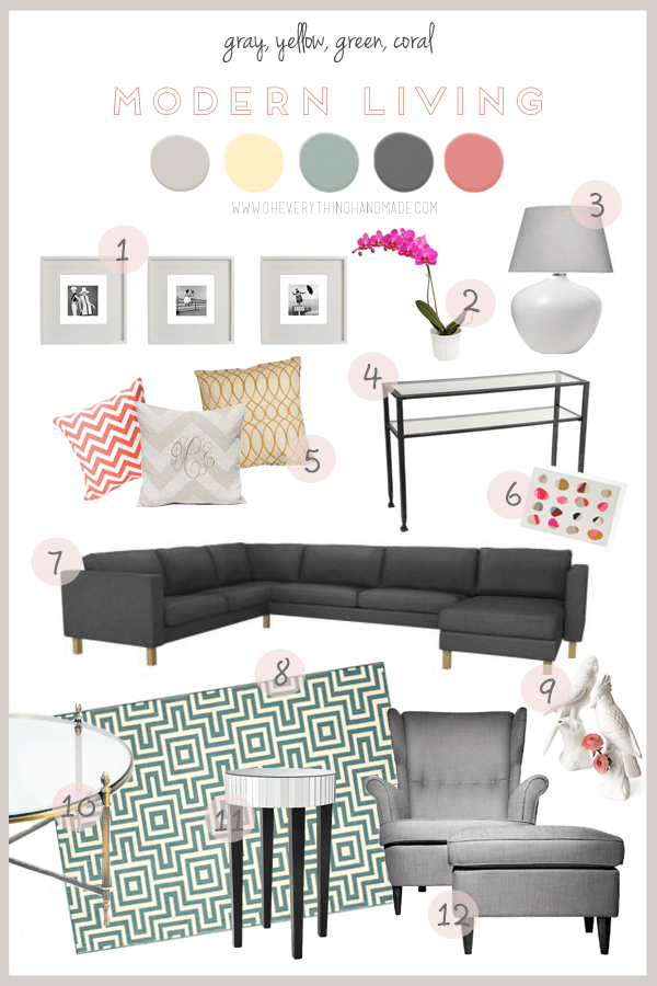 Inspiration Board // Modern Living