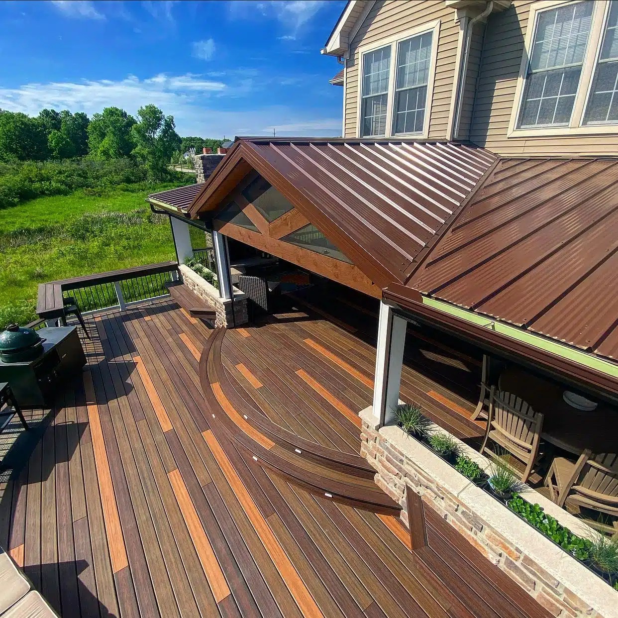 Trex Decking in Ohio Hen House Decks TrexPro Platinum
