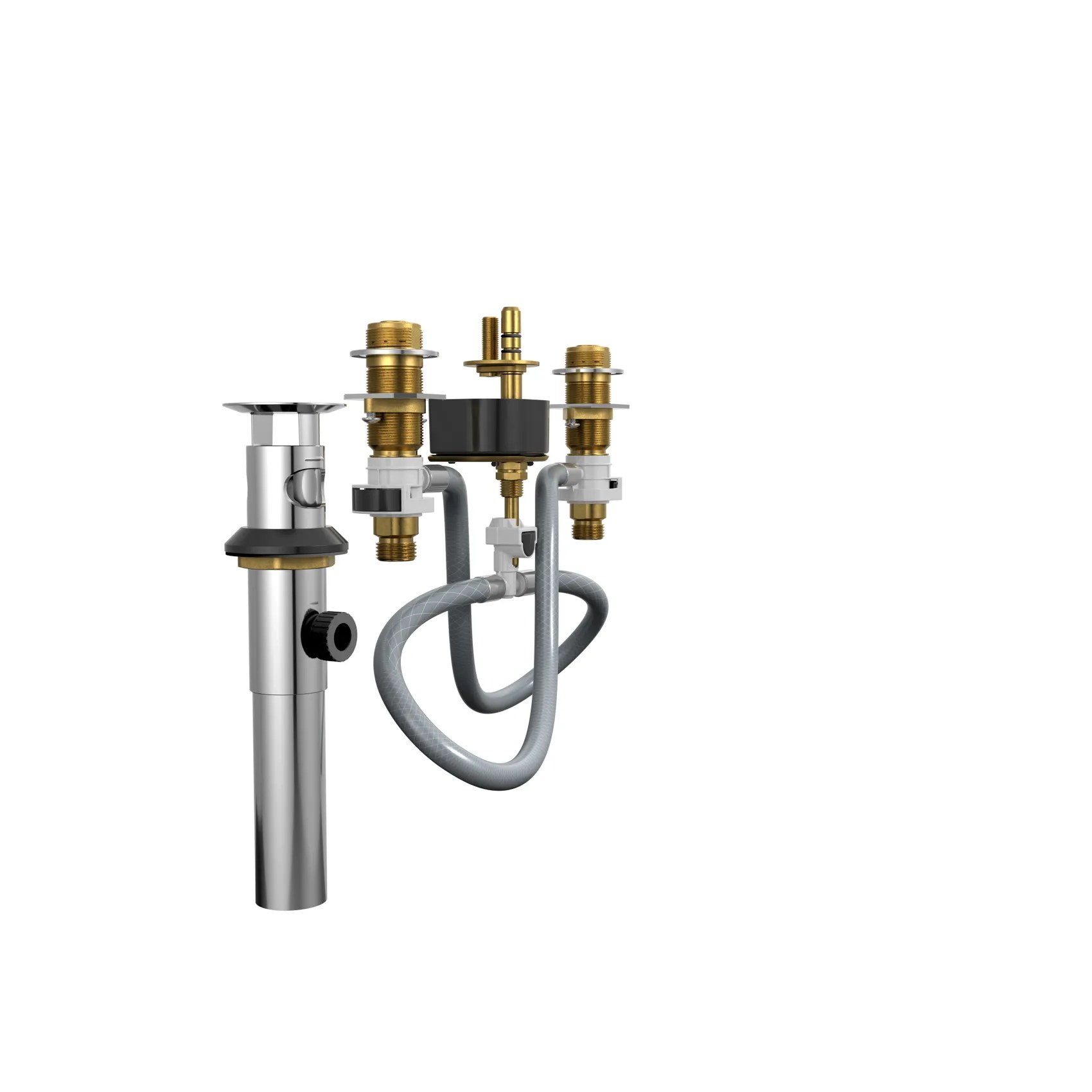 OHPMoen MPACT Widespread Valve 8" 16" Center 1/2" IPS Connection