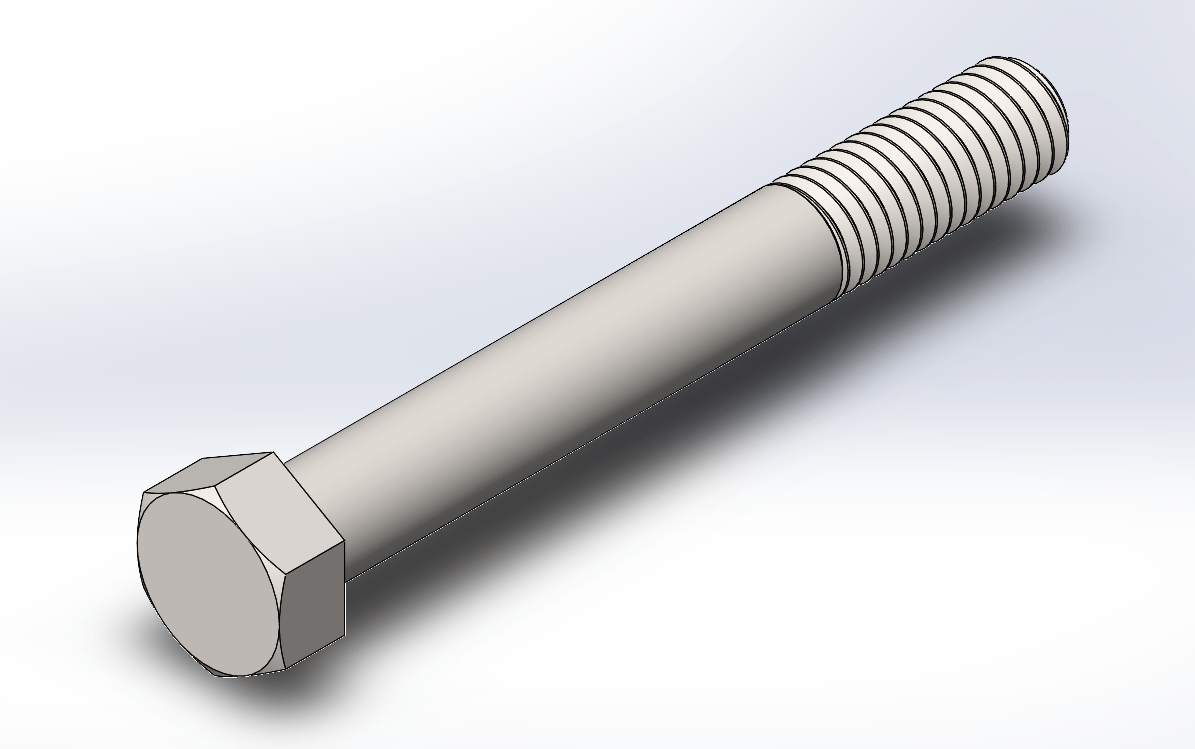 HEX BOLT, 1/2-13 X 4" (ZINC) - Ohio Steel Industries