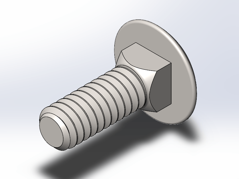 CARRIAGE BOLT, 1/4-20 X 3/4" (ZINC) - Ohio Steel IndustriesOhio Steel