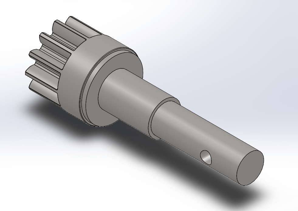 PINION ASSY, SWEEPER, LEFT Ohio Steel Industries