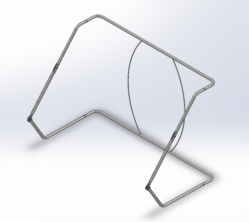 FRAME KIT, HOPPER, 18CF (BLACK) Ohio Steel IndustriesOhio Steel