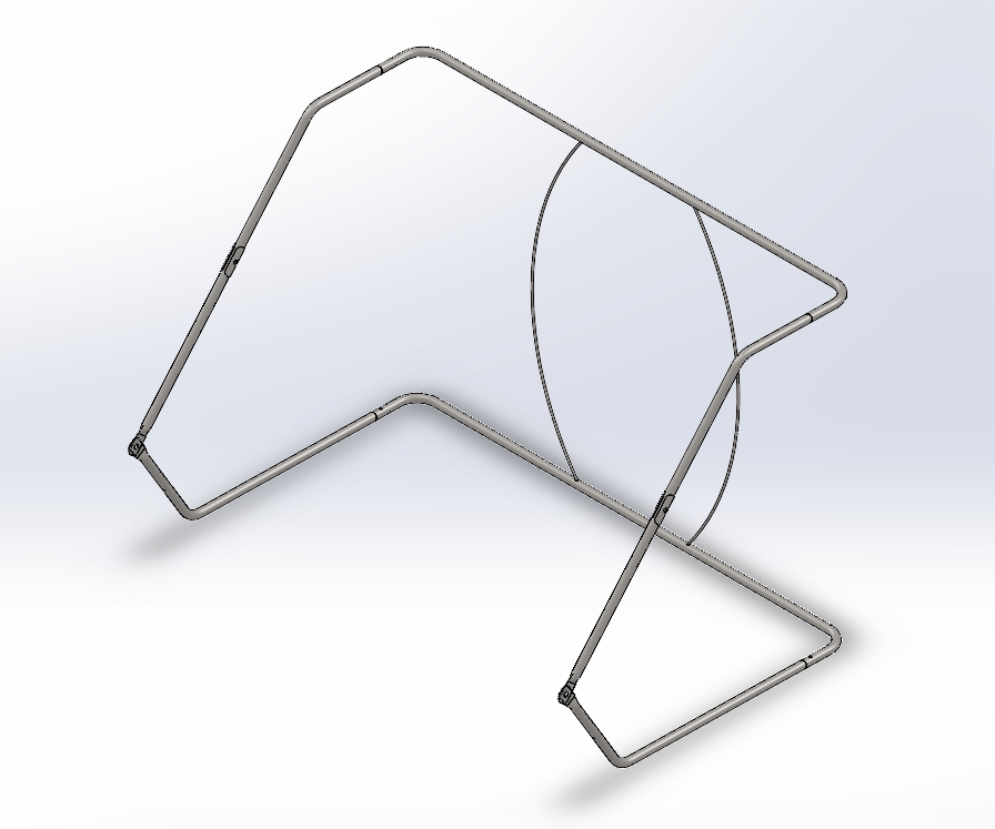 FRAME KIT, HOPPER, 22CF (BLACK) - Ohio Steel IndustriesOhio Steel