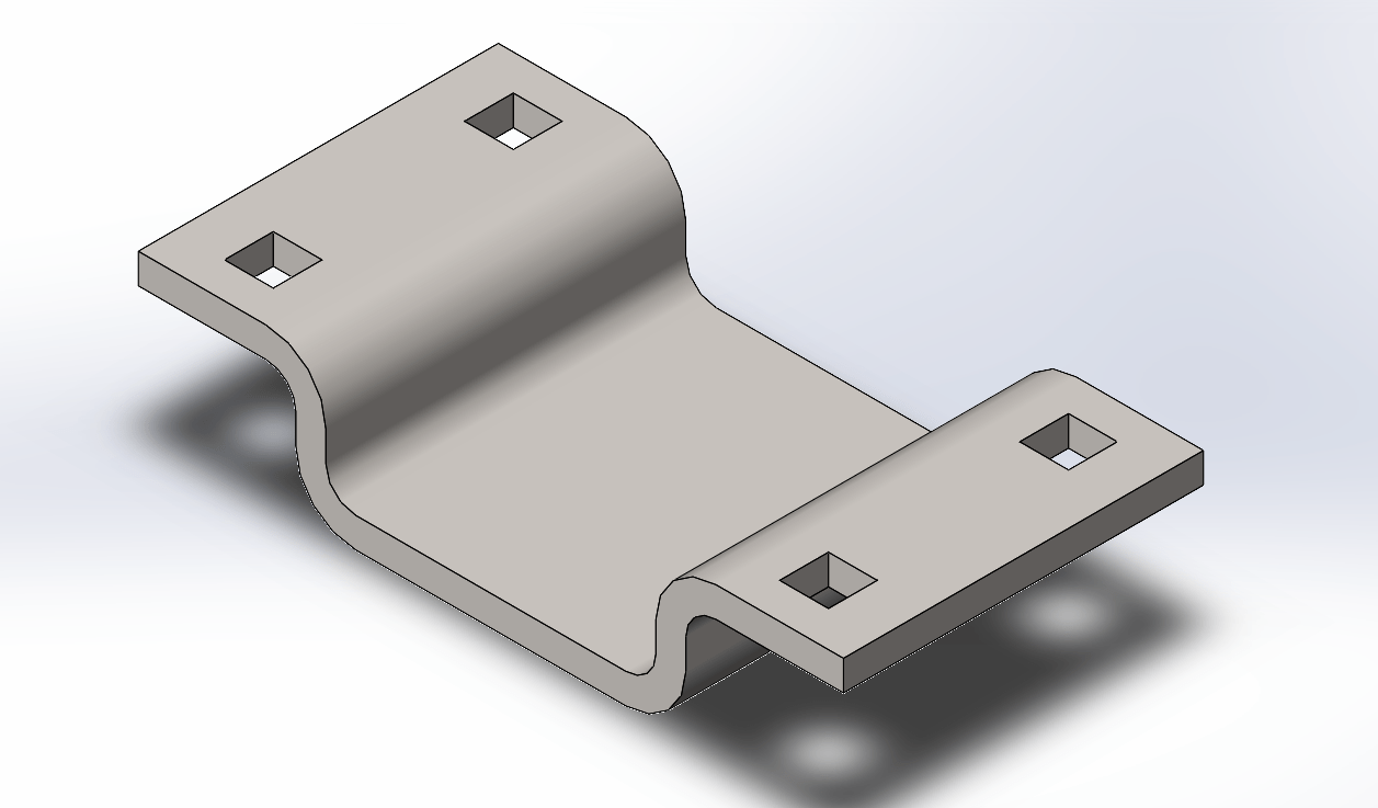 PLATE, BACKING, ZTR MOUNT (BLACK) Ohio Steel Industries