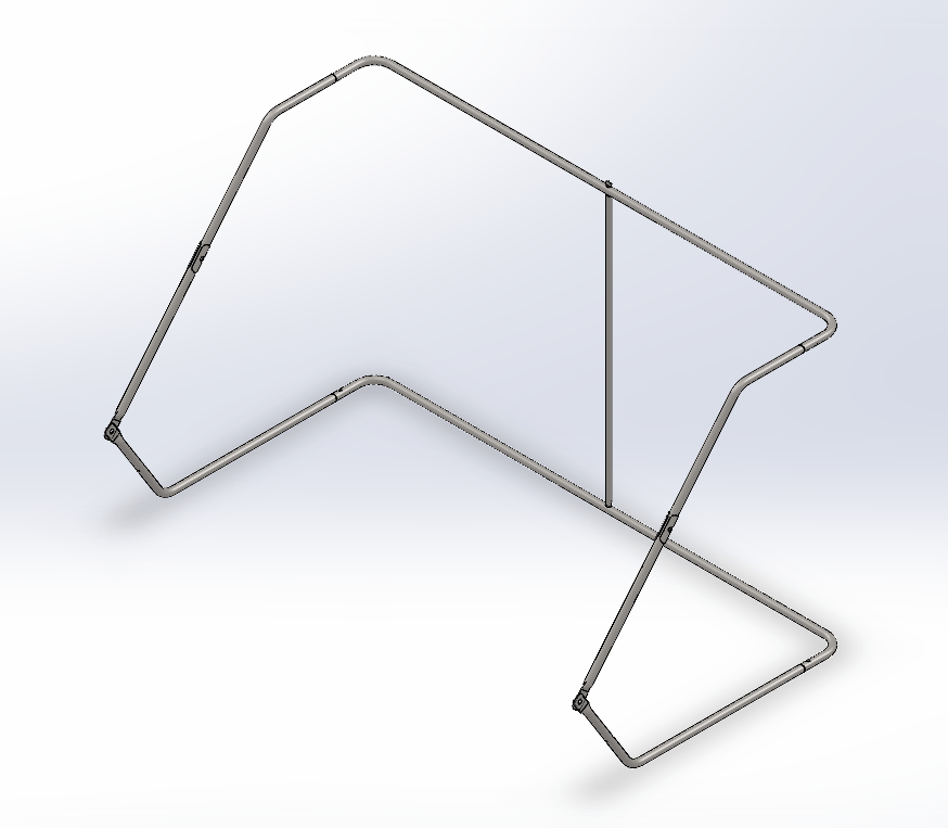 FRAME KIT, HOPPER, 26CF (BLACK) Ohio Steel Industries