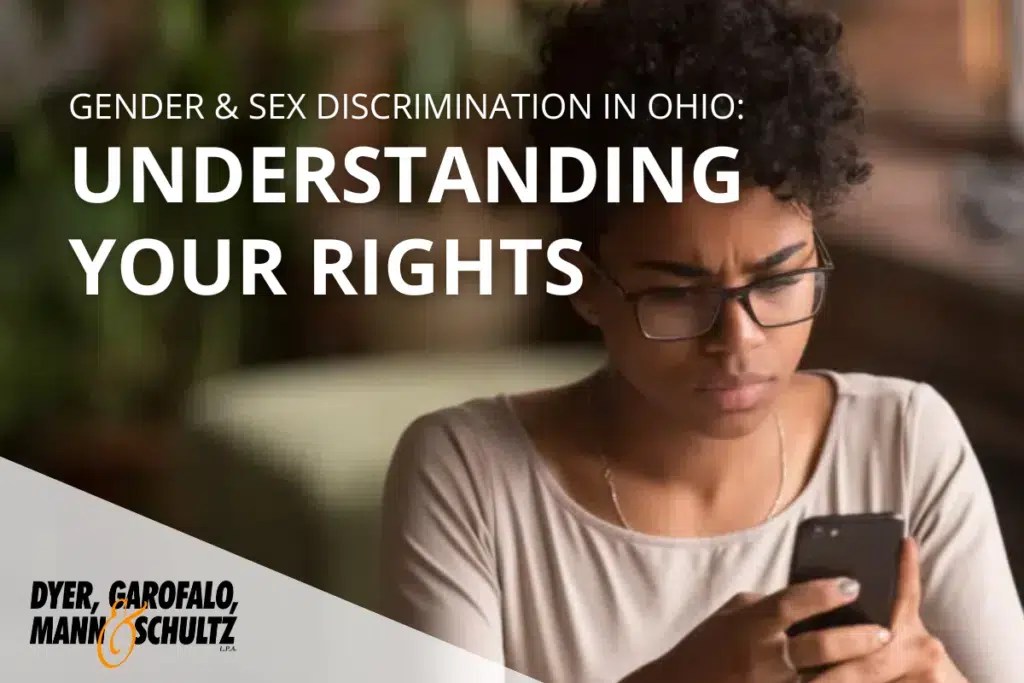 Gender & Sex Ohio Discrimination Laws DGMS Law