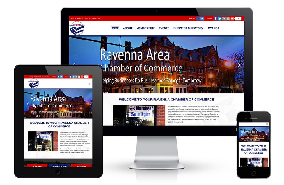 Ravenna Chamber of Commerce site by Ohio  Technologies