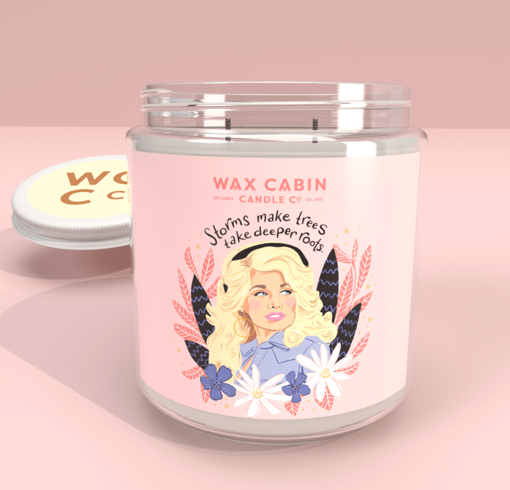 Uplifting Women Wax Cabin Candle and Amblem Oh Joy!