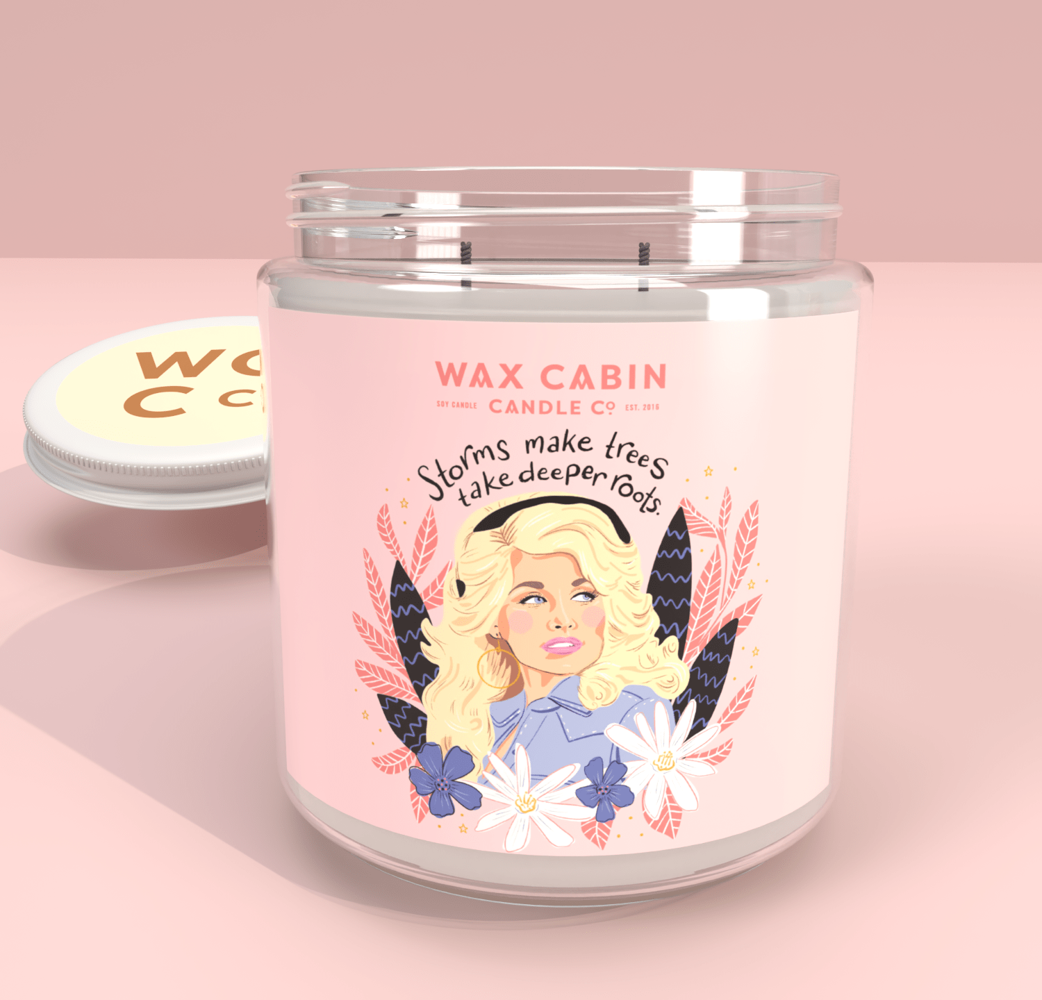 Uplifting Women Wax Cabin Candle and Amblem Oh Joy!