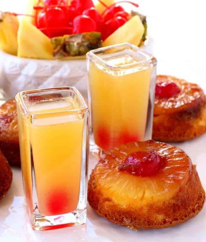 Pineapple Upside Down Cake Shot Recipe Oh La De