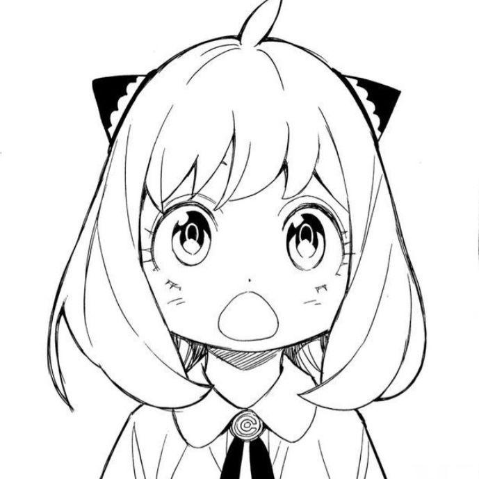 Anya Coloring Pages Spy x Family Printables Oh La De