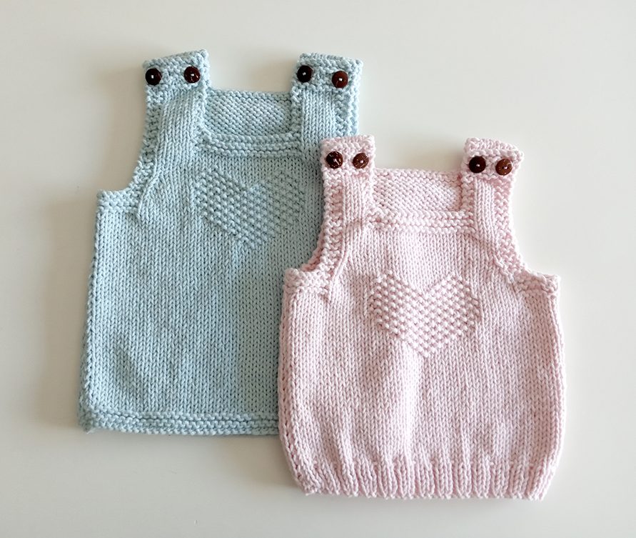 YOU ARE LOVED Baby Vest Pattern Oh La Lana! knitting blog