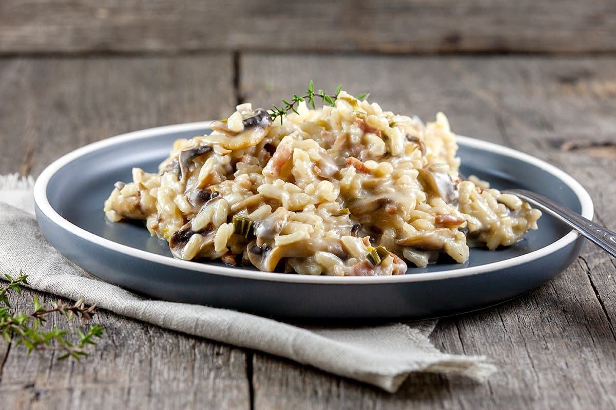 Mushroom and mascarpone risotto Ohmydish