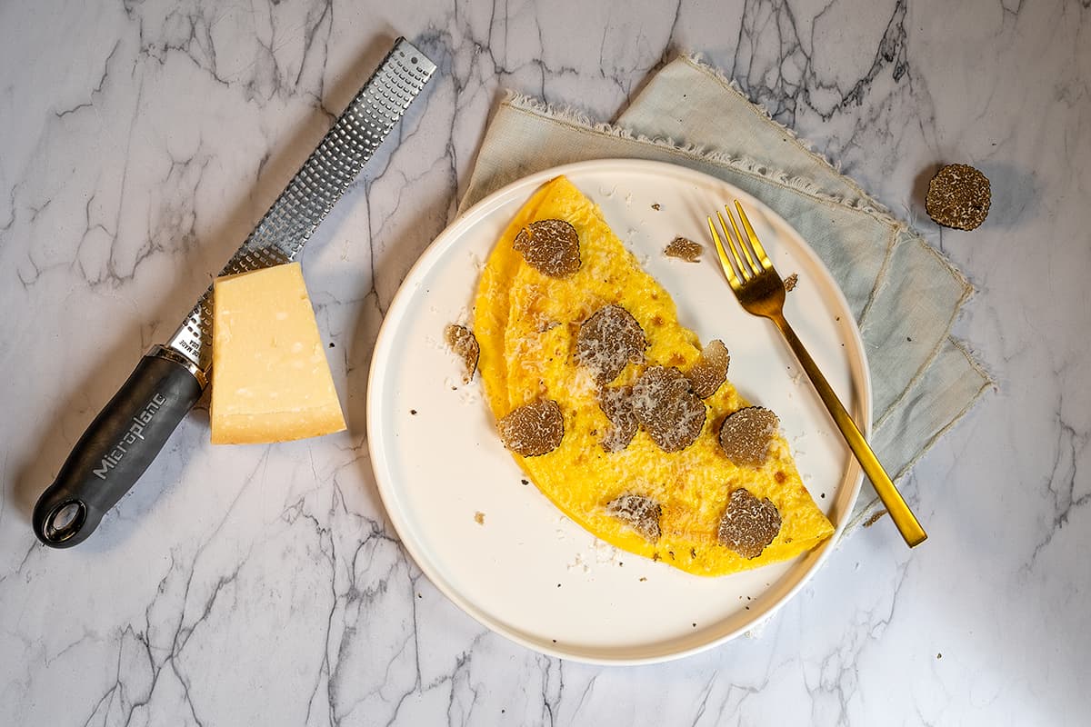 Truffle omelette Ohmydish