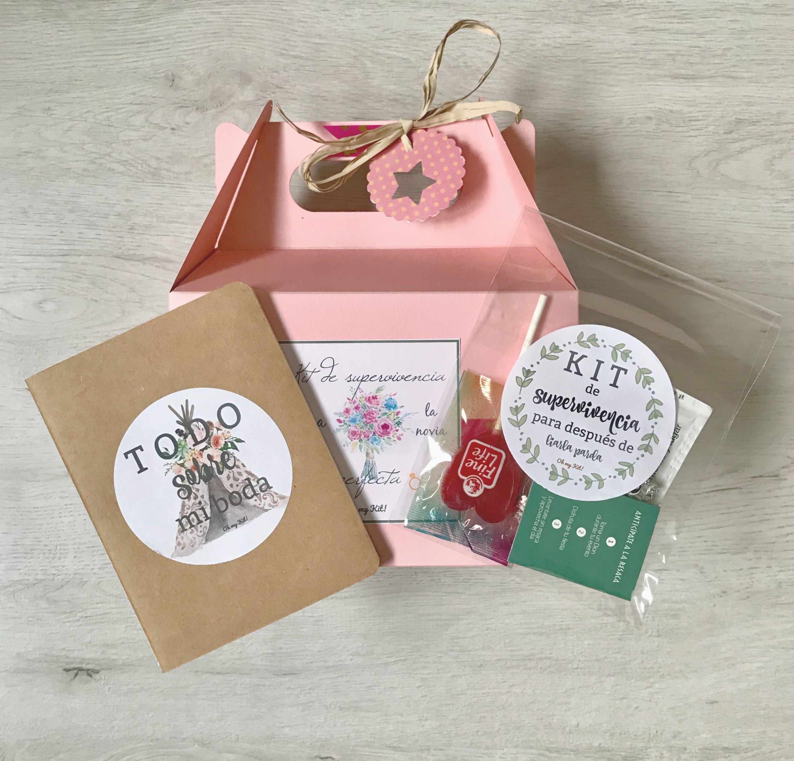 Kit de supervivencia para la novia perfecta.Será el regalo perfecto
