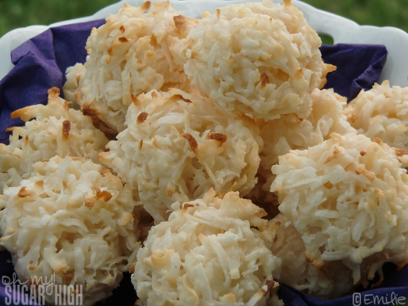 coconut macaroons sweetened condensed milk