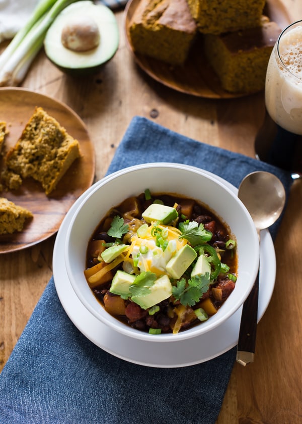 Slow Cooker Butternut Squash Chili Recipe