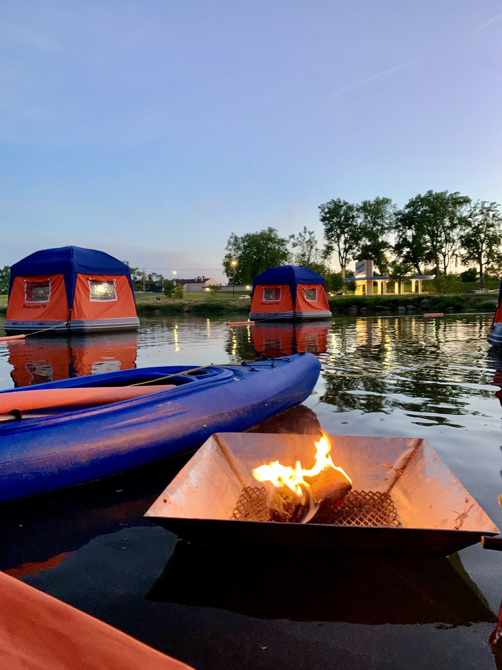 Float Troy OneofaKind Floating Tent Experience Southwest Ohio