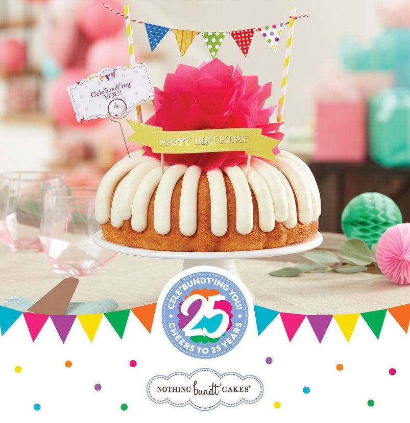 Nothing Bundt Cake Celebrates its 25th Birthday with Free Bundtlets