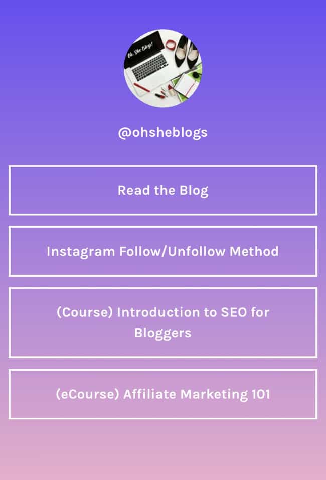 Instagram Follow Link In Bio