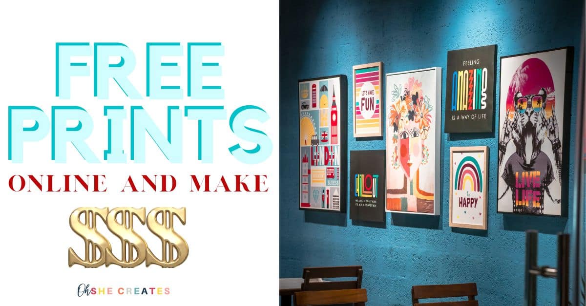 Where to find free art prints to sell online