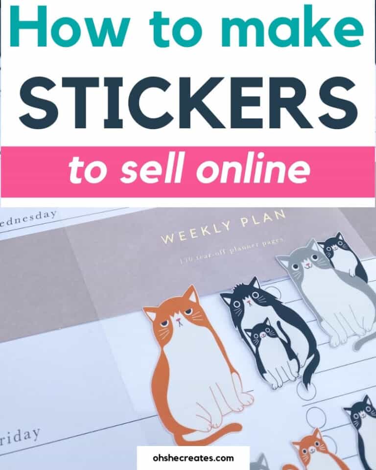 How to make stickers to sell on Etsy