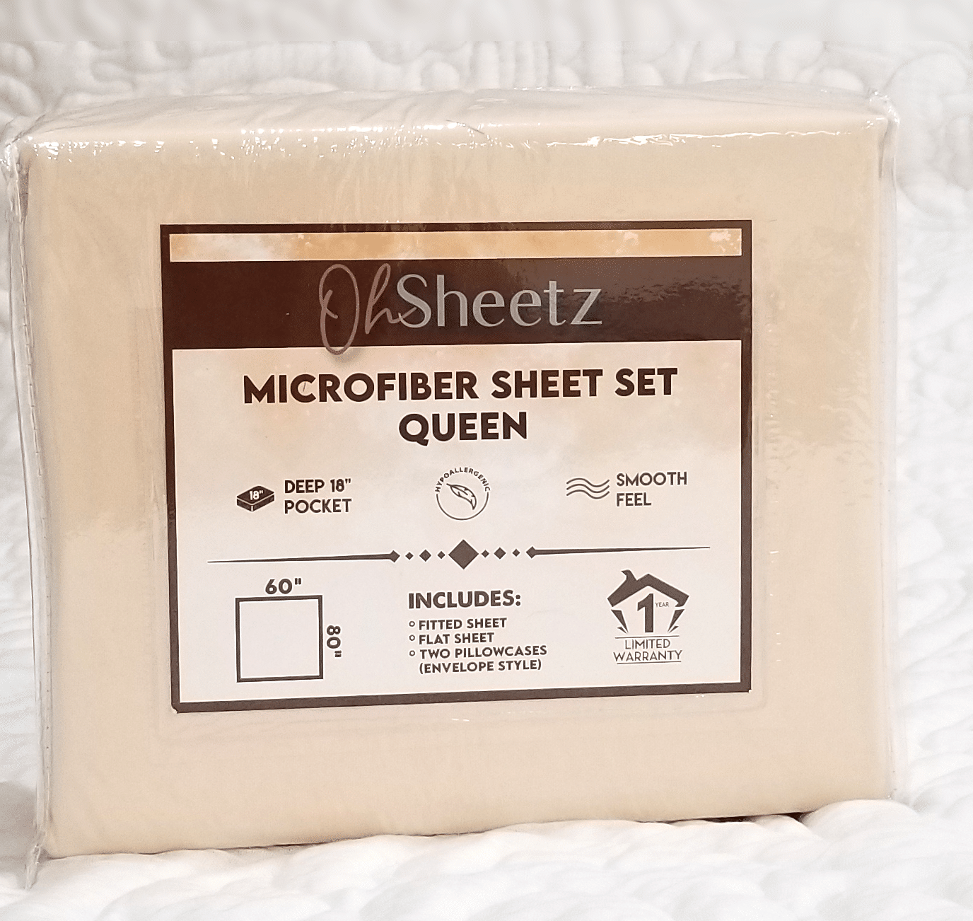 Oh Sheetz Specialty Bedding — 100 Microfiber Queen Sheet Set