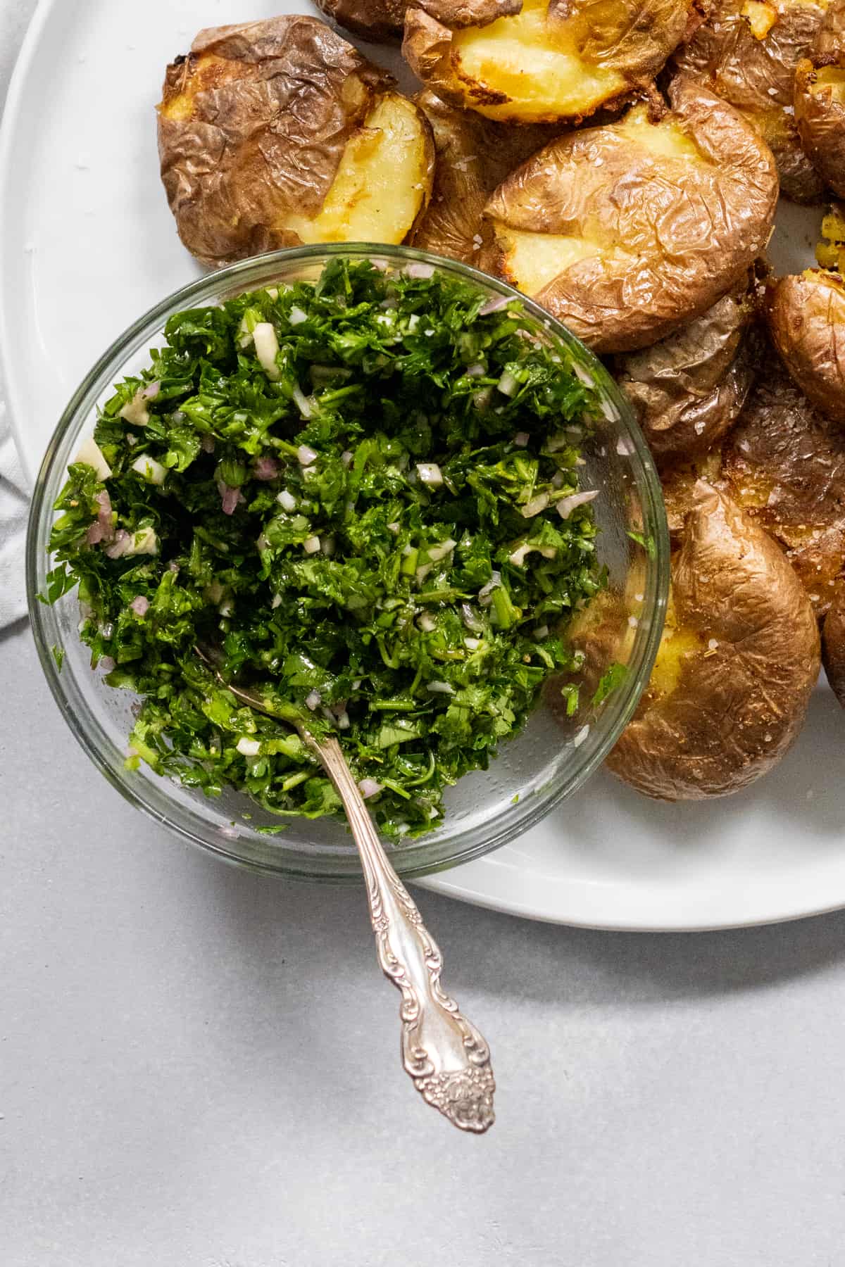 Easy Air Fryer Smashed Potatoes Recipe Oh Snap Macros