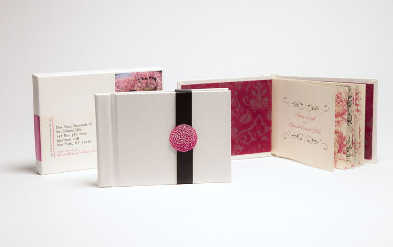 Shana + Edward’s Hardcover Book Wedding Invitations