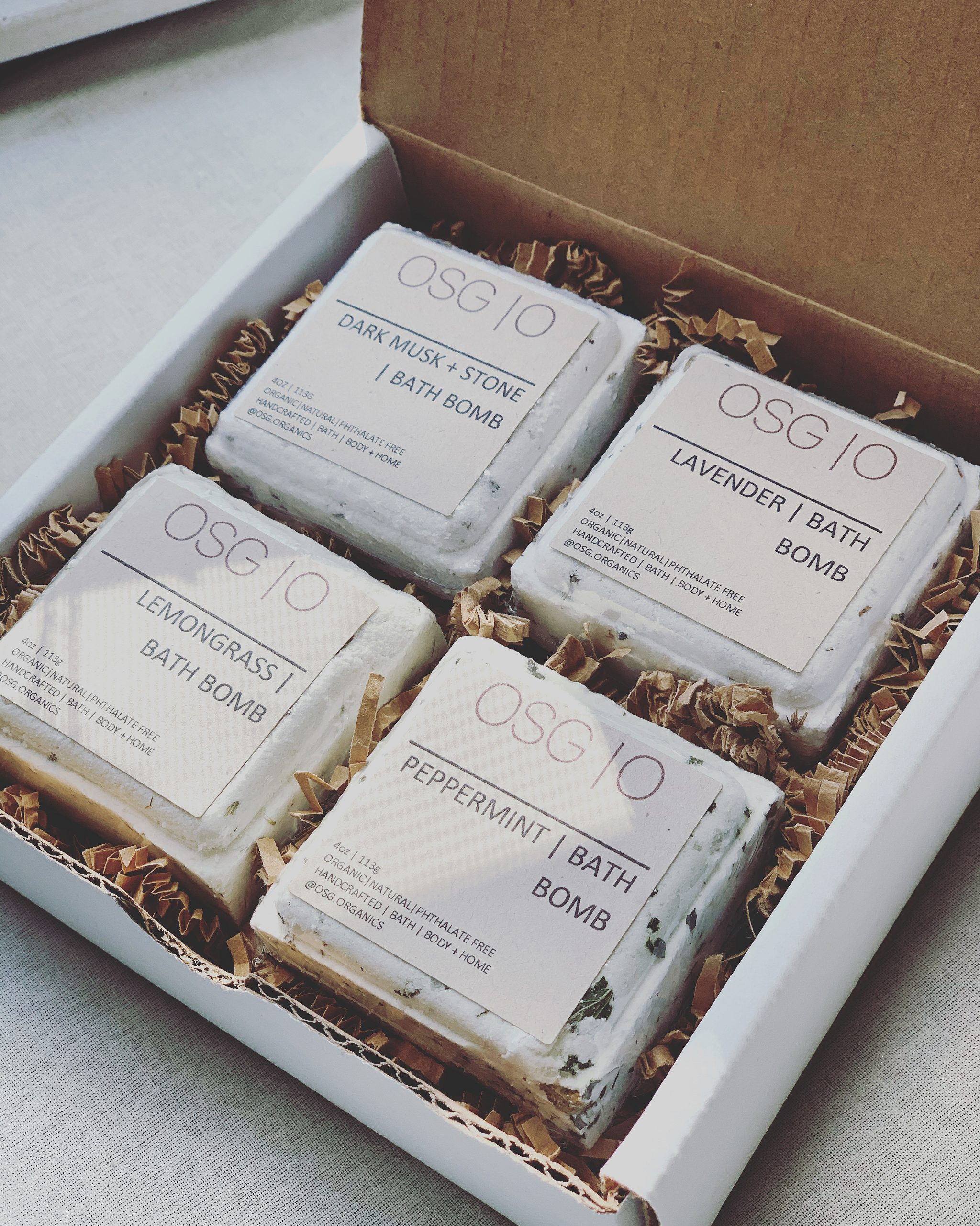 Botanical Infused Bath Bomb Gift Box oh so good organics