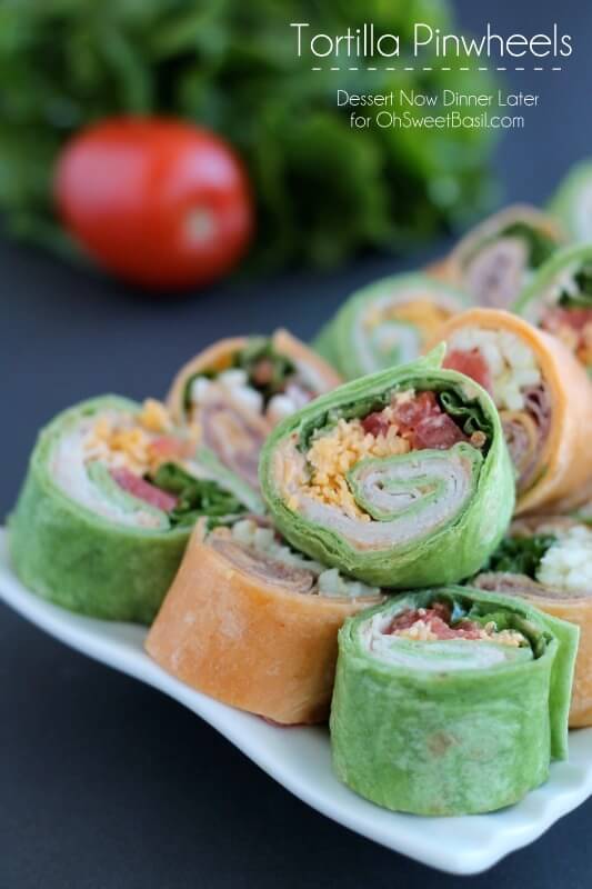 Tortilla Pinwheels Oh Sweet Basil
