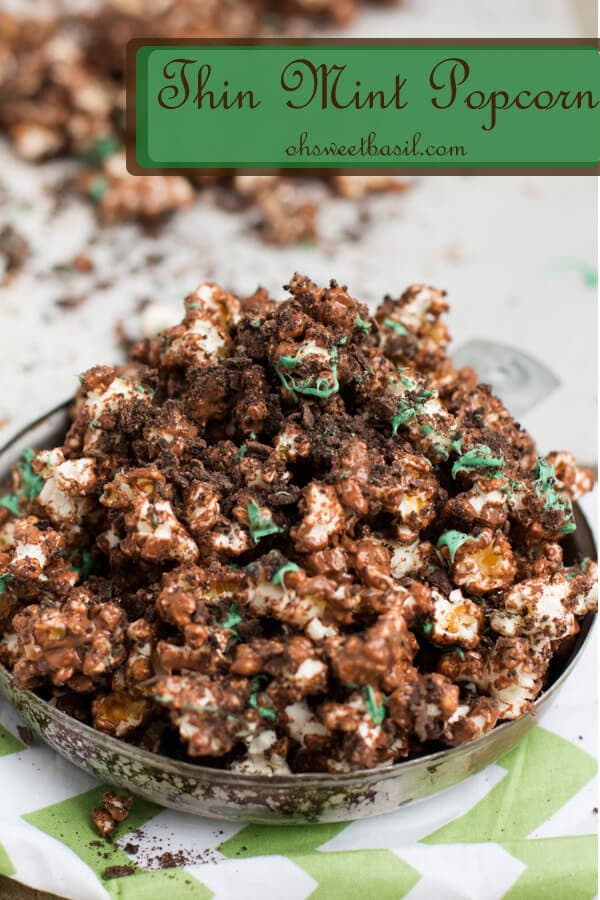 Thin Mint Popcorn Oh Sweet Basil