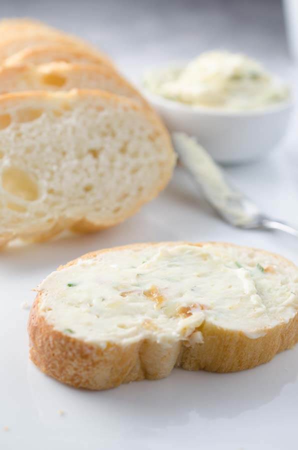 Rosemary & Roasted Garlic Whipped Butter Oh Sweet Basil
