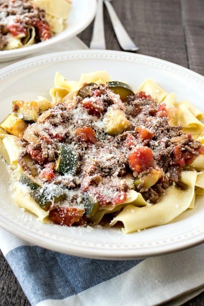 Easy Beef Ragu and Pasta Oh Sweet Basil